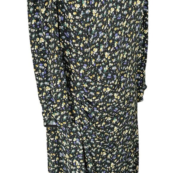 Sezane Themis Midi Dress Women's US 10/EU 42 Liberta Print Ditsy Floral Cottage - Picture 4 of 12